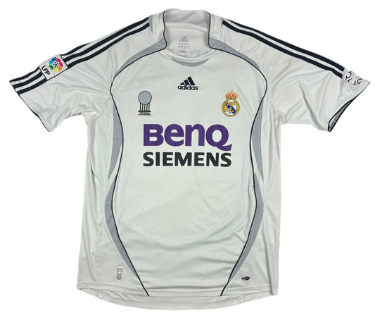 Real Madrid 2006/07 Home Shirt | Ronaldo #9 | Large