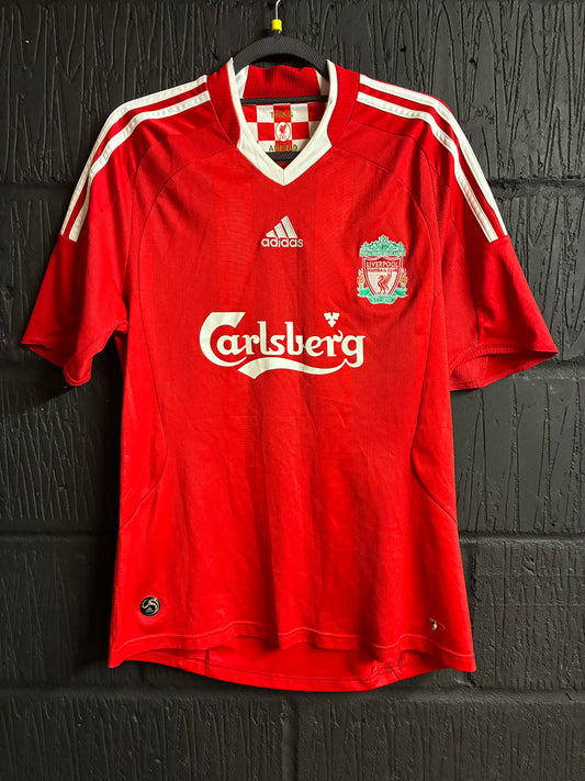 Liverpool 2008/10 Home Shirt - Medium - Gerrard #8