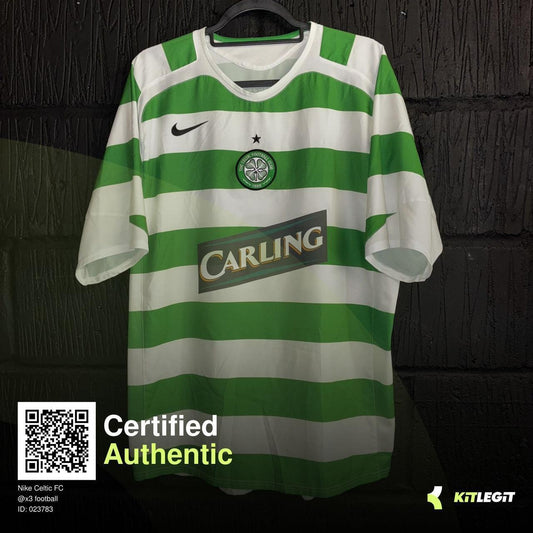 Celtic 2005/07 Home Shirt - 16 Gravesen - Large