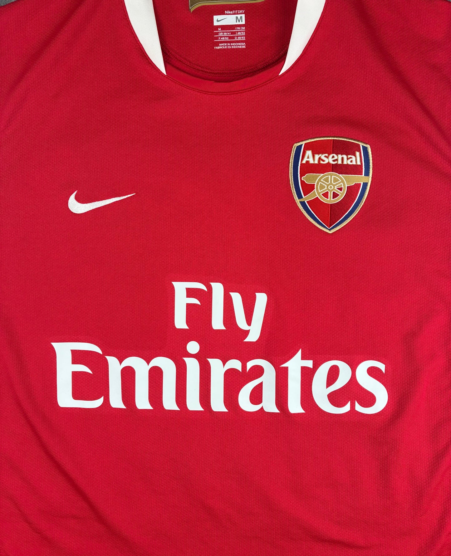 Arsenal 2006/08 Home Shirt | Medium | Gilberto Silva #19