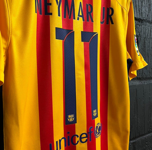 Barcelona 2015/16 Away Shirt - Small - Neymar 11