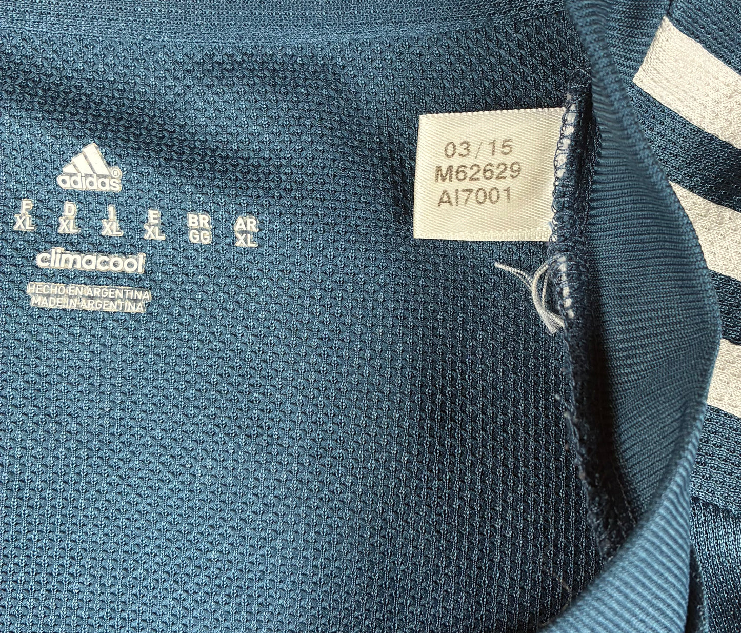 Argentina 2015/16 Away | XL | Messi #10