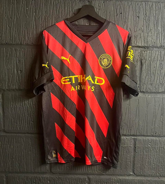 Manchester City 2022/23 Away Shirt - Large - Haaland 9