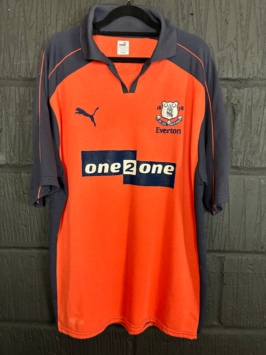 Everton 2001/02 3rd Shirt - Large - Ginola #24