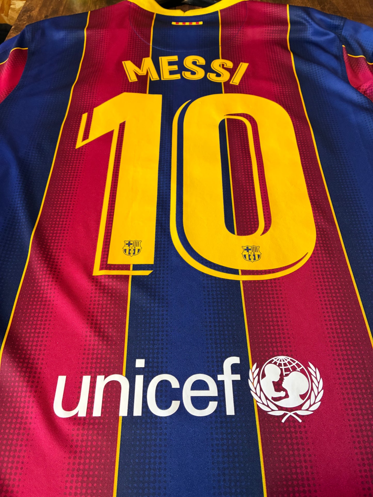 Barcelona 2020/21 Home Shirt - XL - Messi 10