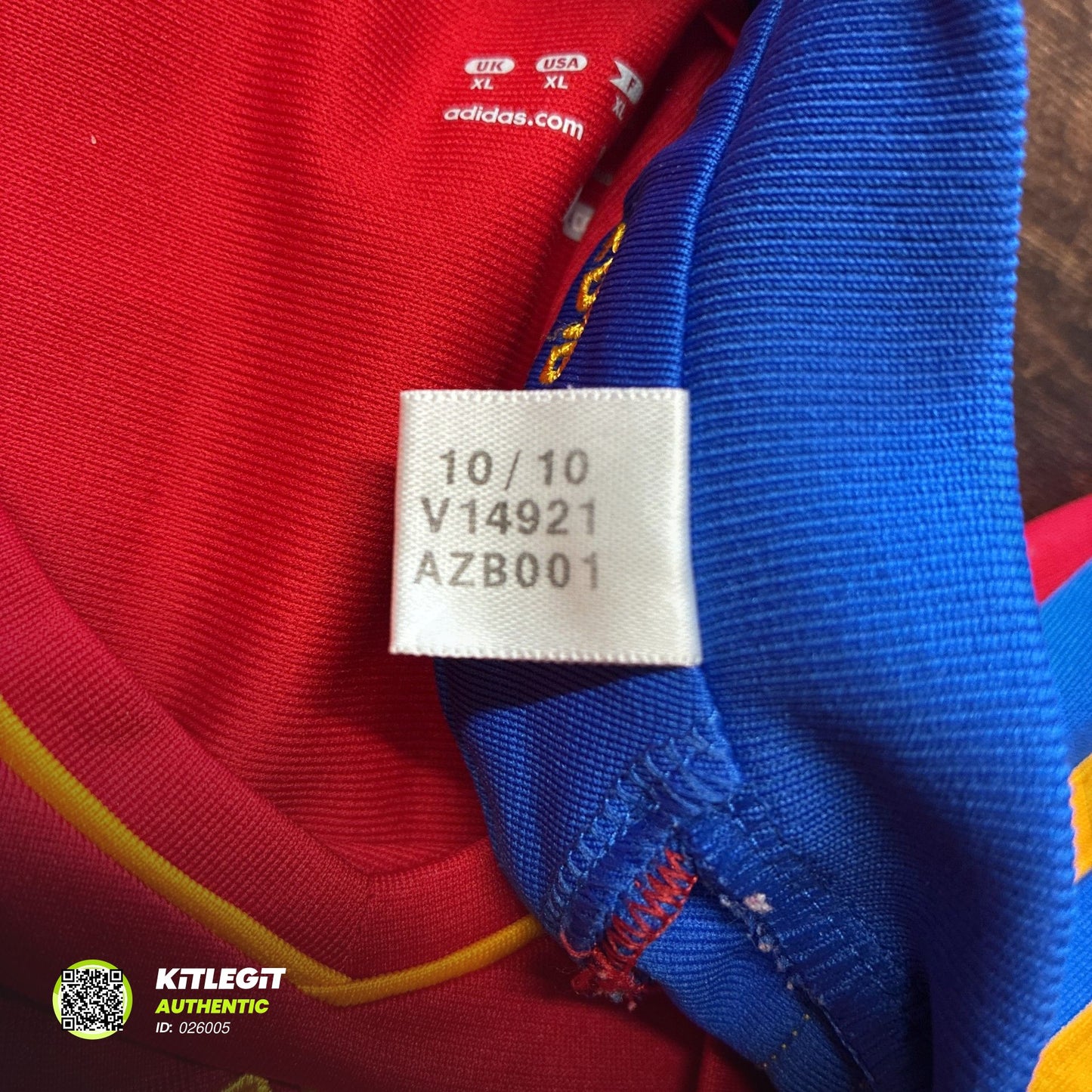 Spain 2010/11 Home Shirt - XL - Pique 3