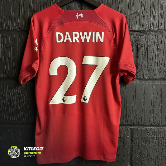 Liverpool 2022/23 Home Shirt - Medium  - Darwin Nunez 27