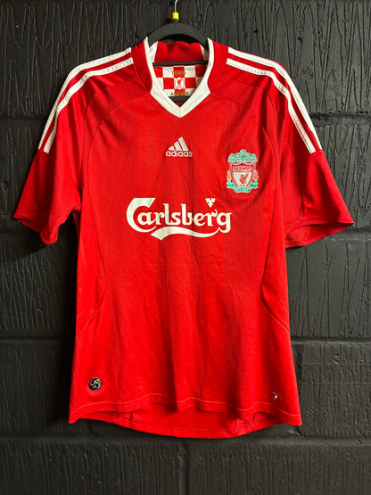 Liverpool 2008/10 Home Shirt - Medium - Gerrard #8