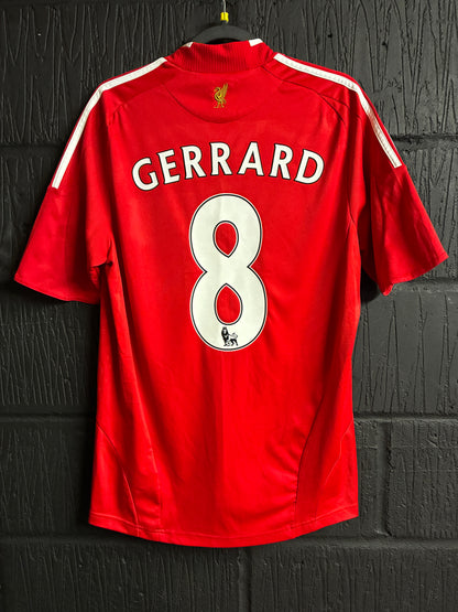 Liverpool 2008/10 Home Shirt - Medium - Gerrard #8