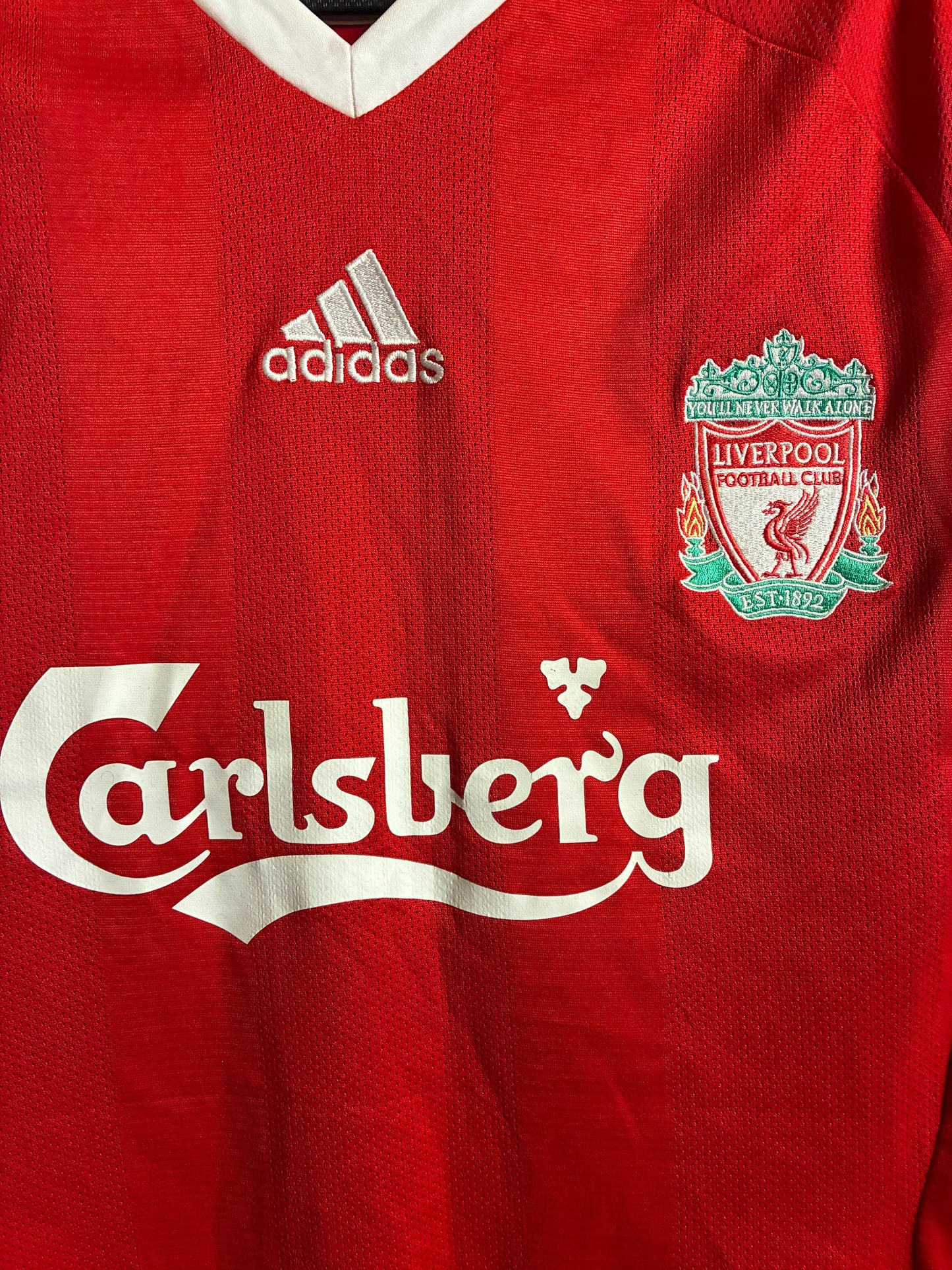 Liverpool 2008/10 Home Shirt - Medium - Gerrard #8