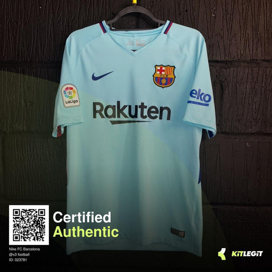 Barcelona 2017/18 Away Shirt  - Medium - Messi 10