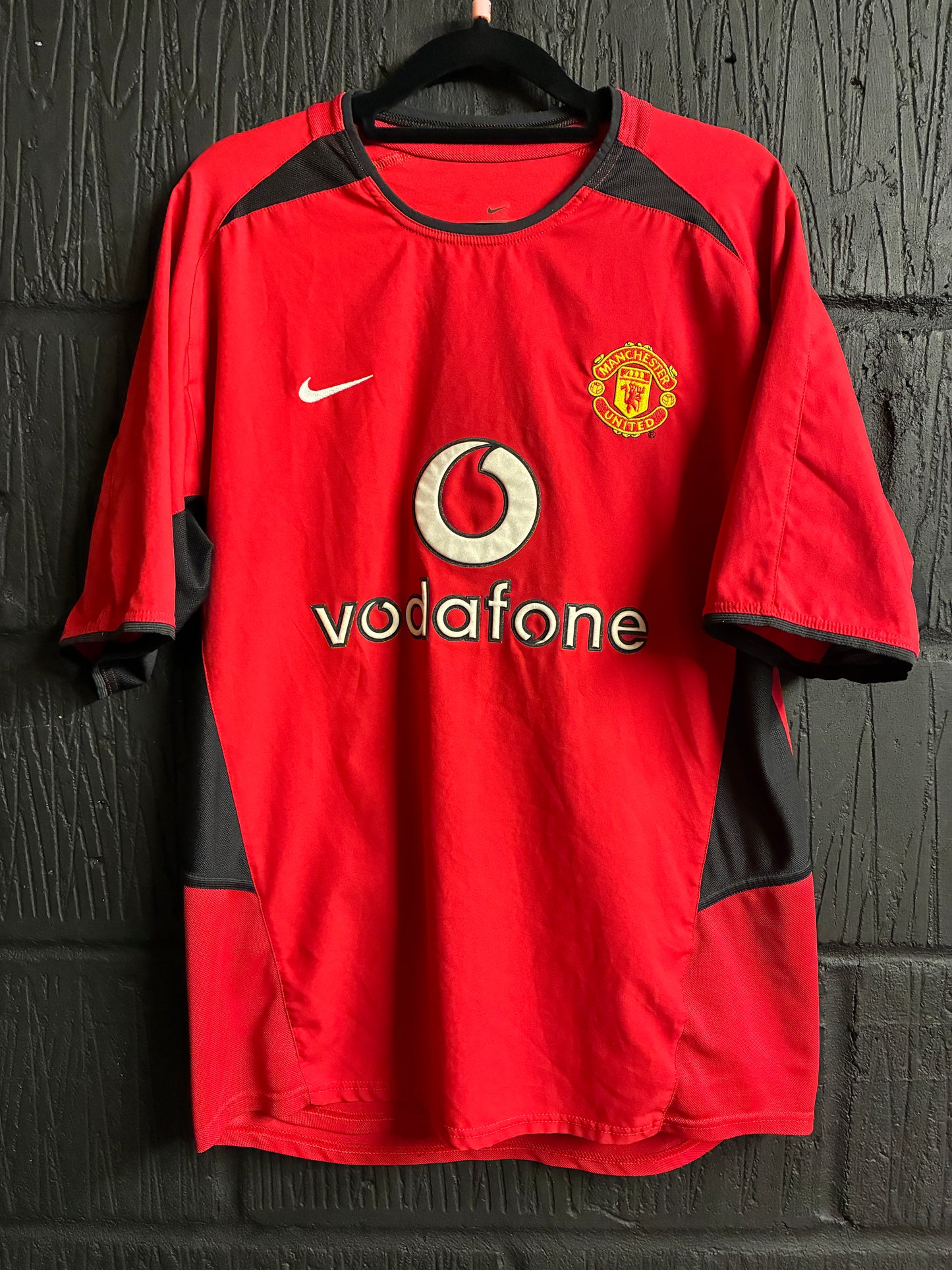 Manchester United 2002/04 Home Shirt - Small - Beckham #7