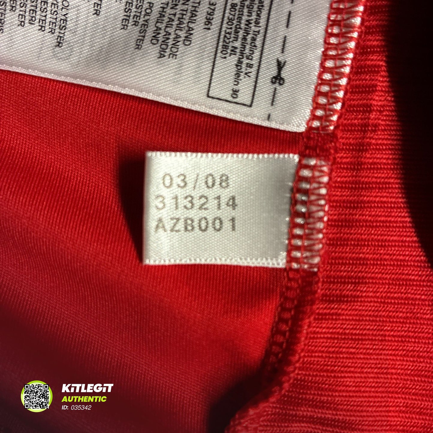 Liverpool 2008/10 Home Shirt - Large - Gerrard #8 Champions League