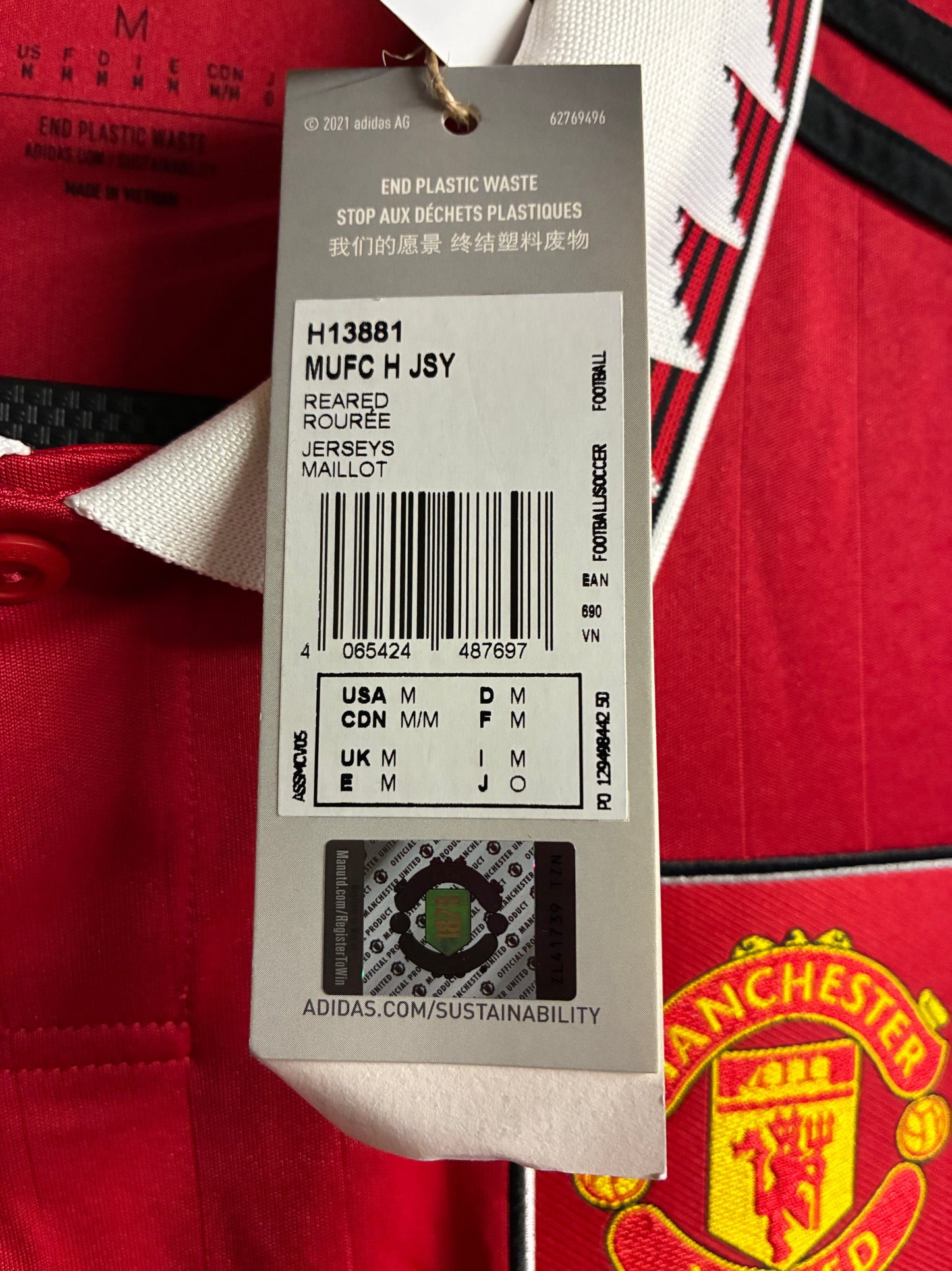 Manchester United 2022/23 Home - Medium - BNWT