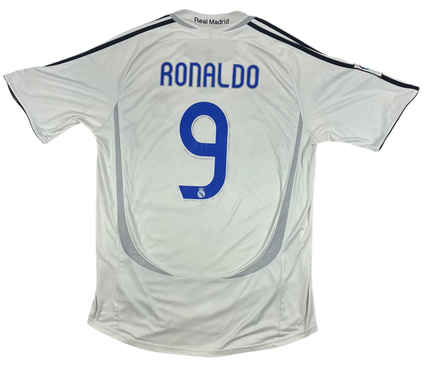 Real Madrid 2006/07 Home Shirt | Ronaldo #9 | Large