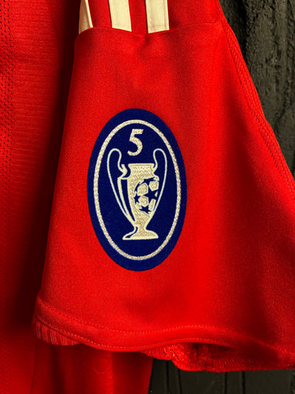 Liverpool 2008/10 Home Shirt - Large - Gerrard #8 Champions League