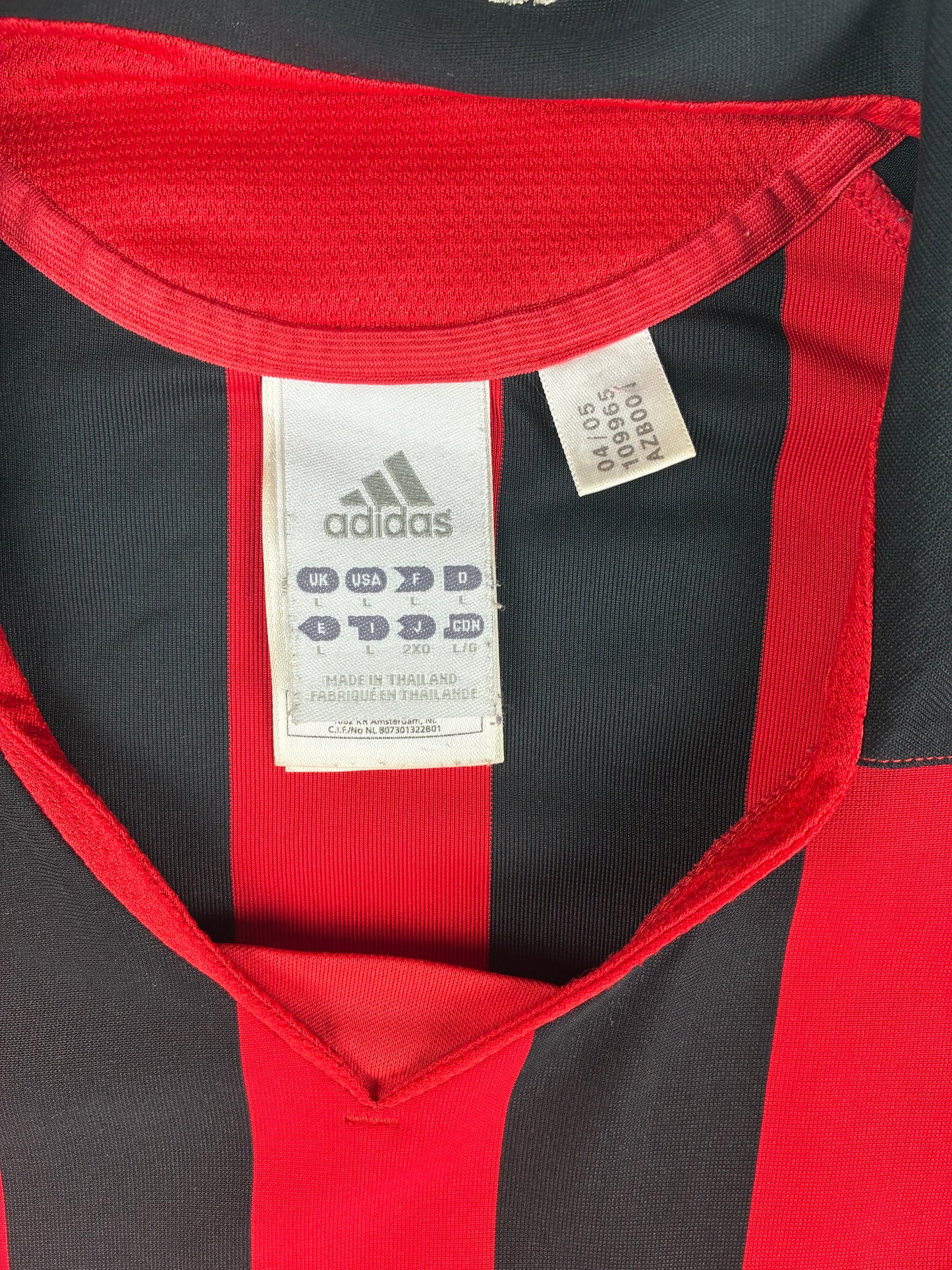 AC Milan 2005/06 Home Shirt | Large