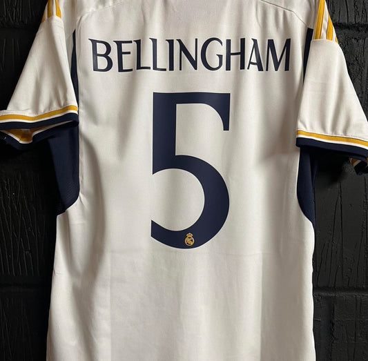 Real Madrid 2023/24 - Home Shirt - Large - Bellingham 5