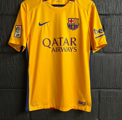Barcelona 2015/16 Away Shirt - Small - Neymar 11