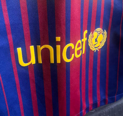 Barcelona 2017/18 Home Shirt - Medium - Messi 10