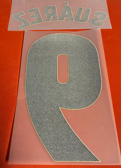 Official Suarez Nameset - Barcelona 2017/18 Home