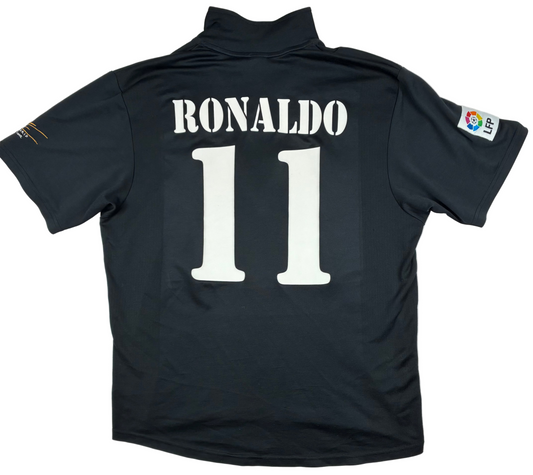 Real Madrid 2001/02 Away Shirt – Centenary Edition | Ronaldo #11 | Large