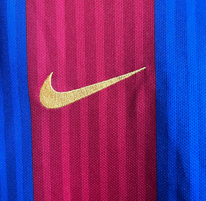 Barcelona 2016/17 Home Shirt - Large - Messi 10