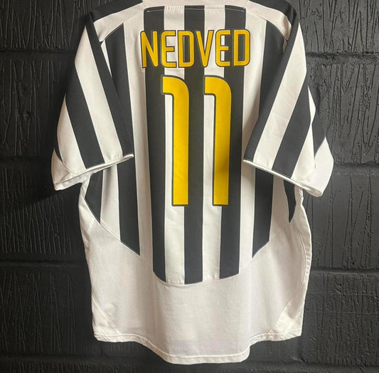 Juventus 2003/04 Home Shirt - Large - Nedved 11