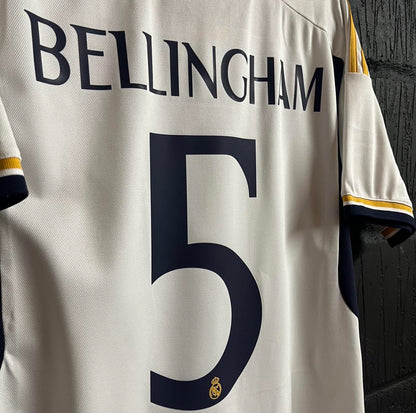 Real Madrid 2023/24 - Home Shirt - Large - Bellingham 5