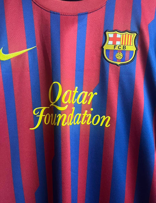 Barcelona 2011/12 Home Shirt - Large - David Villa 7