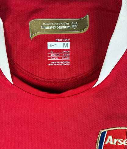 Arsenal 2006/08 Home Shirt | Medium | Gilberto Silva #19