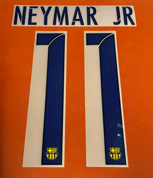 Official Neymar Nameset - Barcelona 2015/16 Away