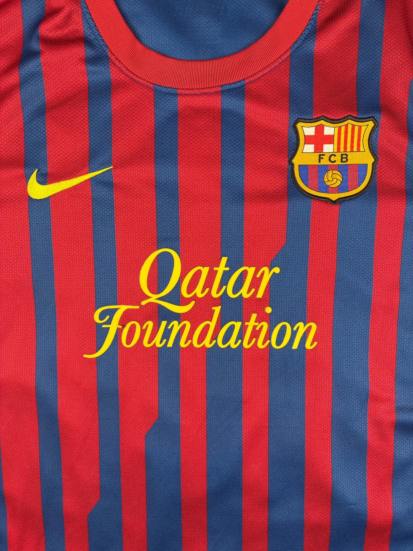 Barcelona 2011/12 Home Shirt | Large | Messi #10