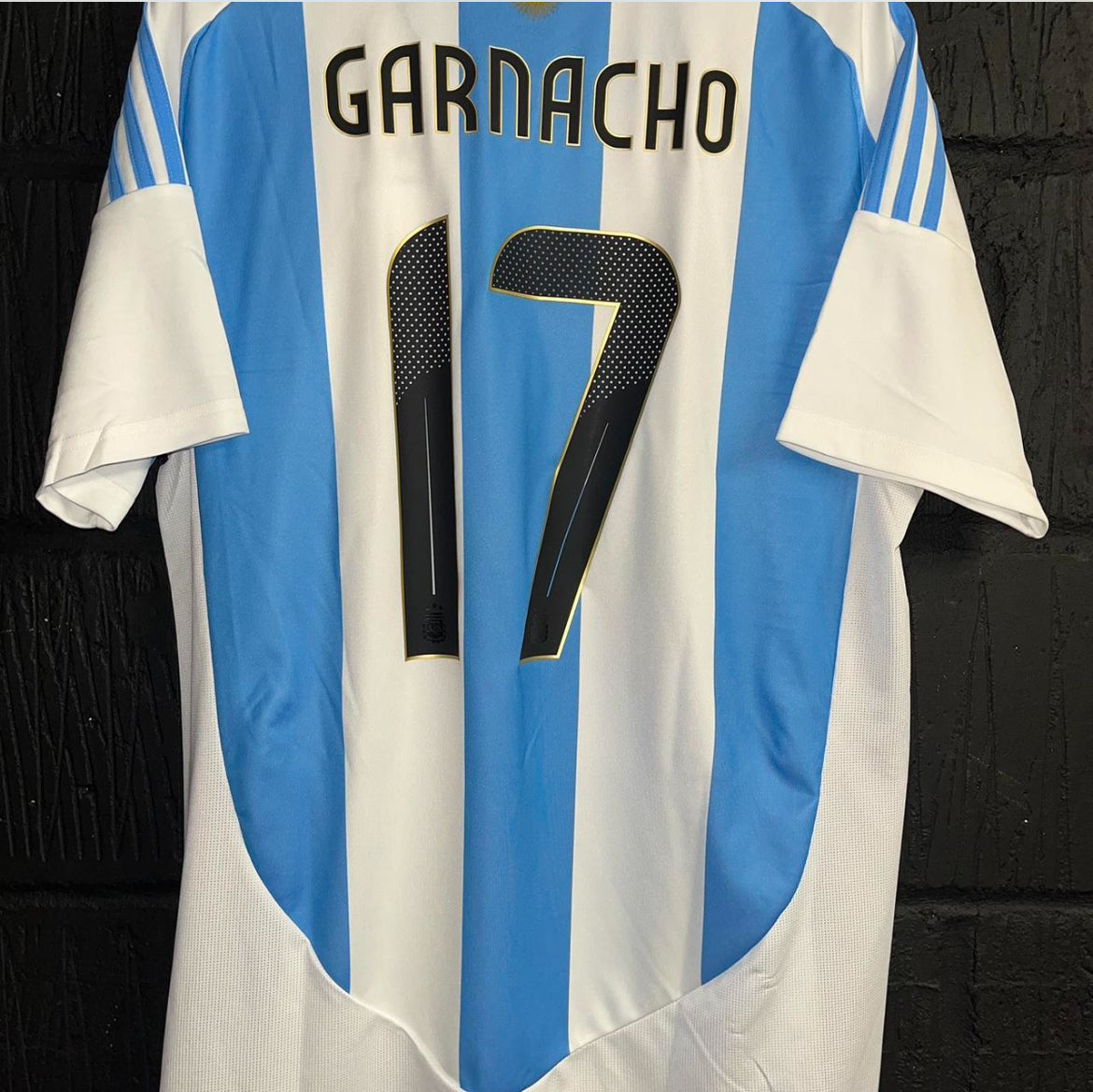 Argentina 2024 Home Shirt - Large - Garnacho