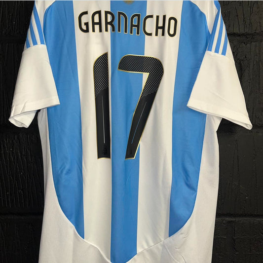 Argentina 2024 Home Shirt - Large - Garnacho
