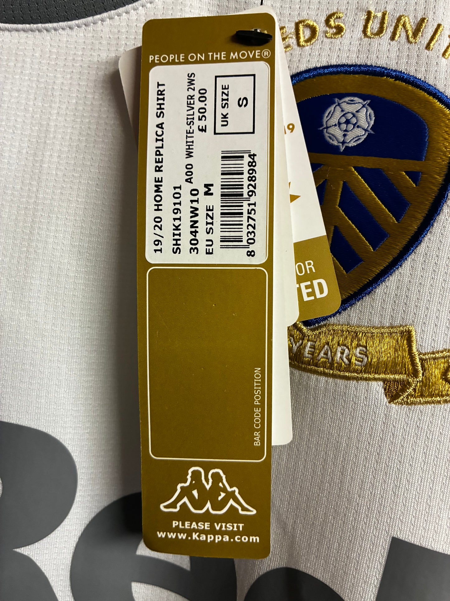 Leeds United 2019/20 Home - Medium - BNWT