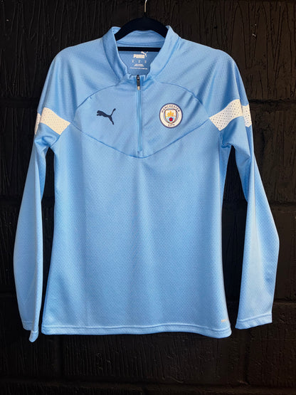 Manchester City 2022/23 Woman’s Player Issue 1/4 Zip Training Top - Medium