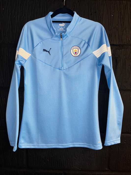 Manchester City 2022/23 Woman’s Player Issue 1/4 Zip Training Top - Medium
