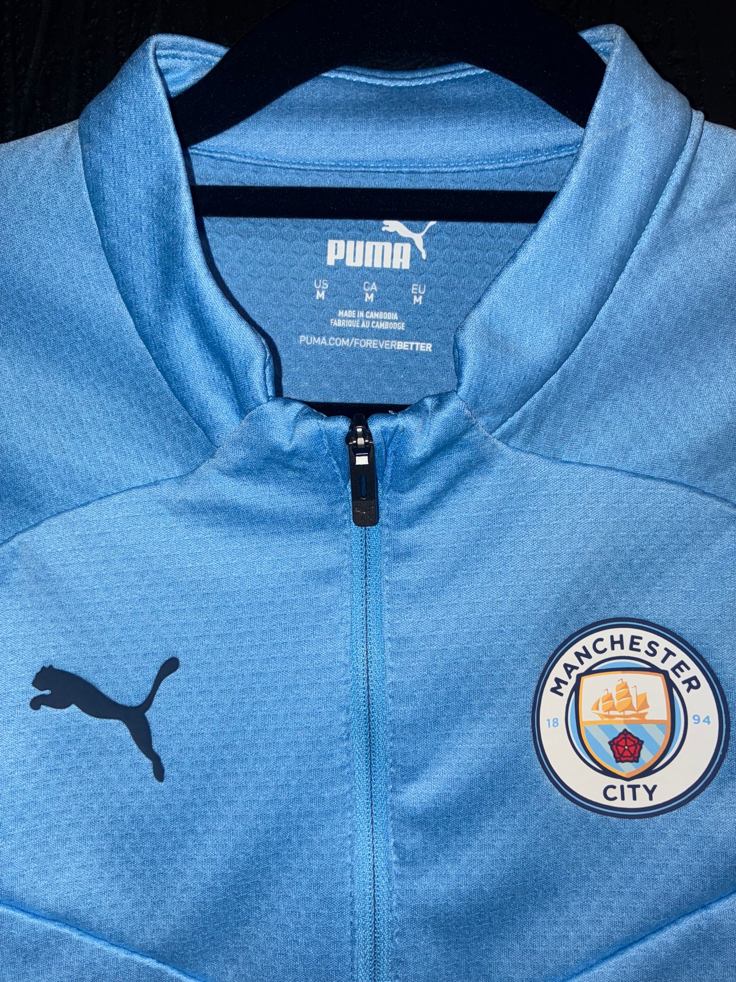 Manchester City 2022/23 Woman’s Player Issue 1/4 Zip Training Top - Medium