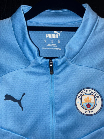 Manchester City 2022/23 Woman’s Player Issue 1/4 Zip Training Top - Medium