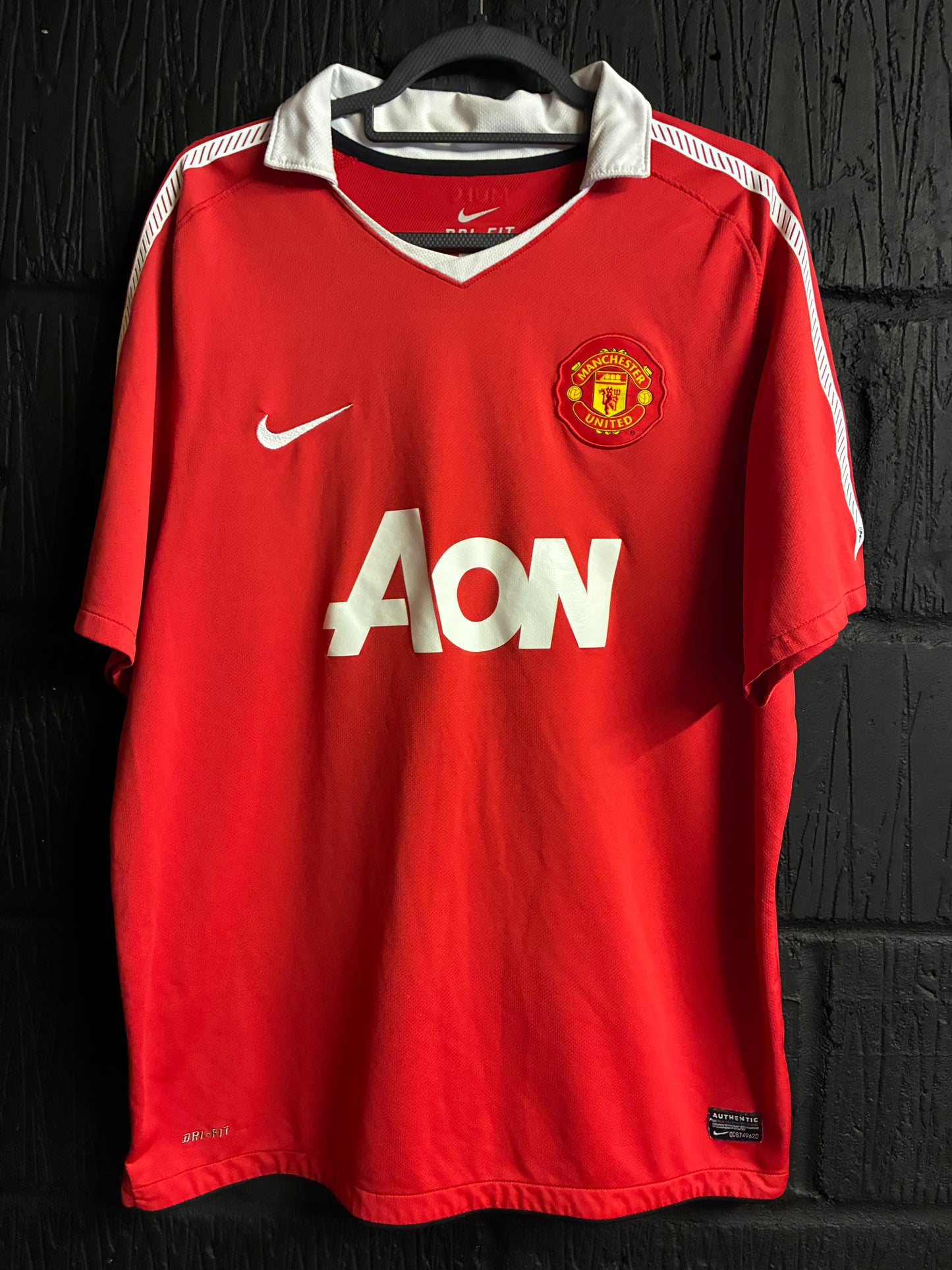 Manchester United 2010/11 Home - XL - Scholes 18