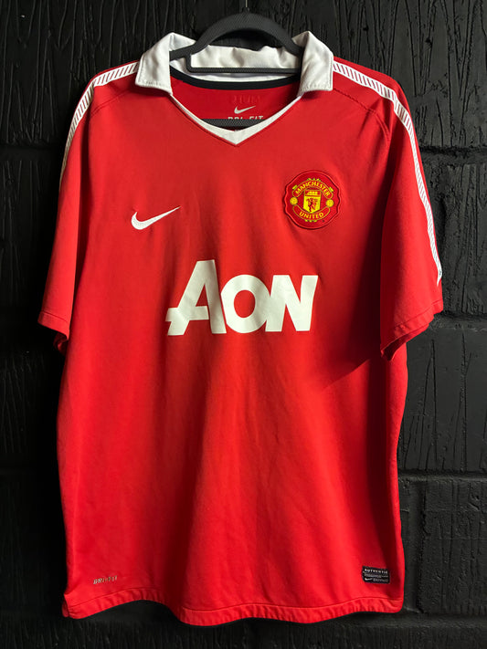 Manchester United 2010/11 Home - XL - Scholes 18