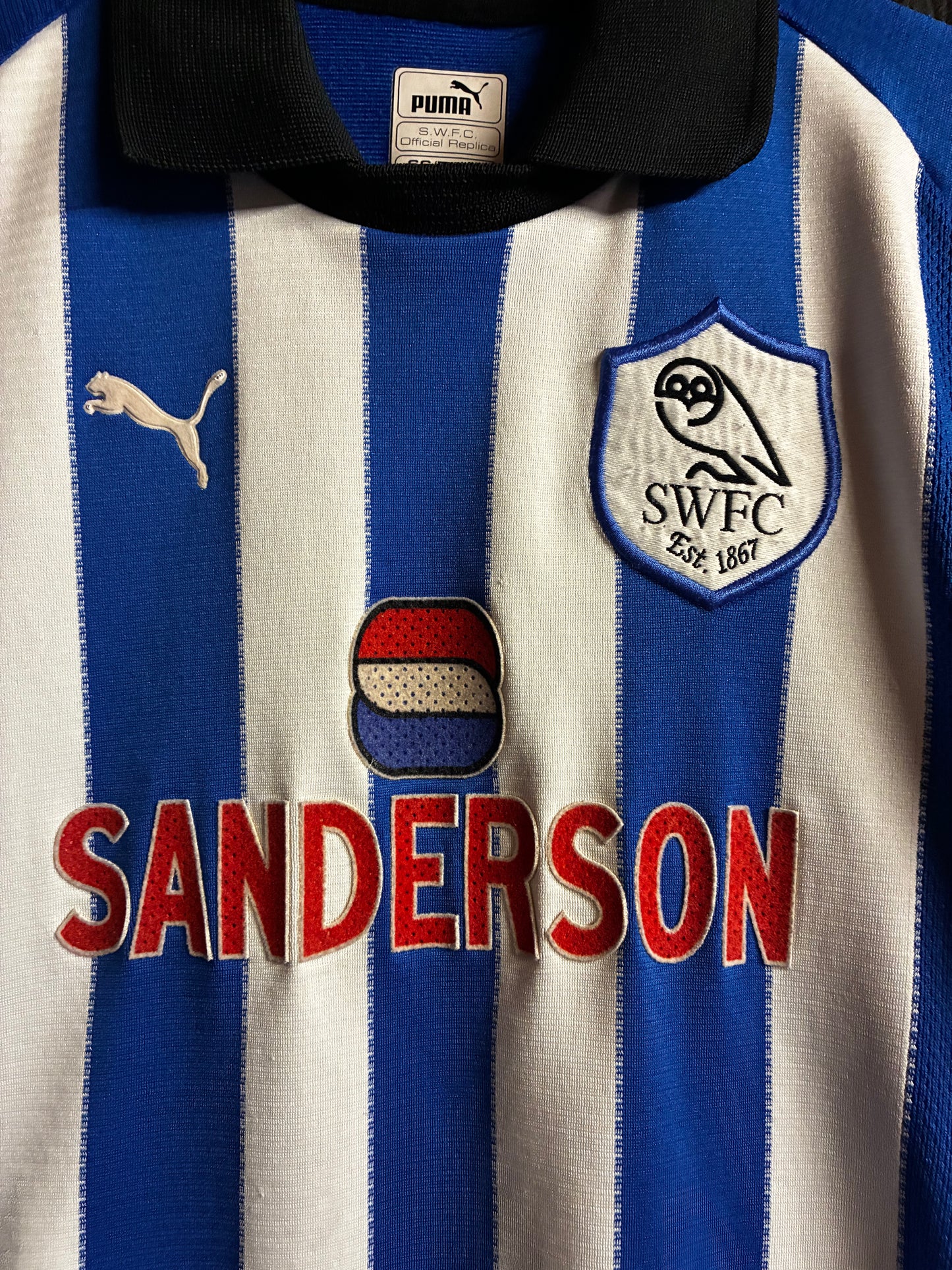 Sheffield  Wednesday 1999/00 Home - Medium Boys (26-28”)
