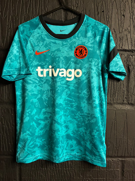 Chelsea 2021/22 Pre Match Shirt - Large Boys