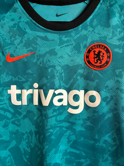 Chelsea 2021/22 Pre Match Shirt - Large Boys