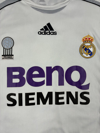 Real Madrid 2006/07 Home Shirt | Ronaldo #9 | Large