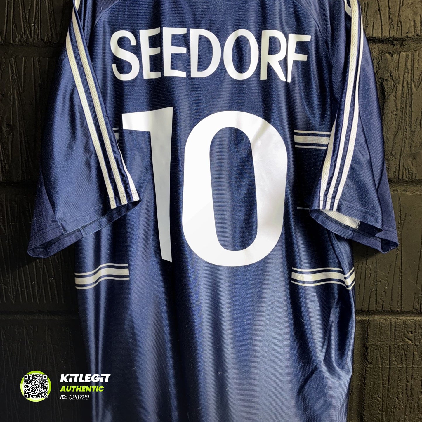 Real Madrid 1998/99 Away Shirt | XL | Seedorf #10
