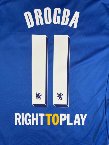 Chelsea 2011/12 Home Shirt | Large | Champions League Drogba #11