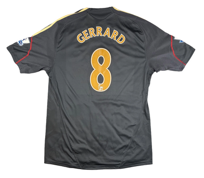 Liverpool 2009/10 Away Shirt | Large | Gerrard #8
