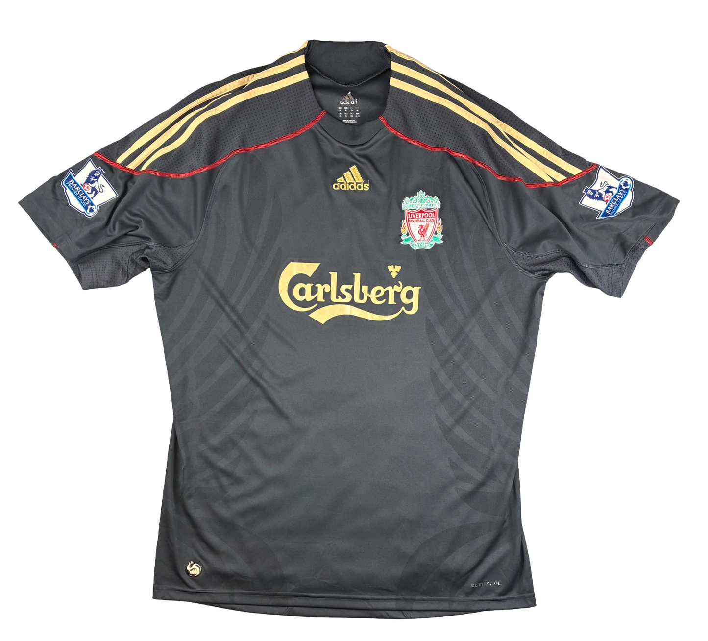Liverpool 2009/10 Away Shirt | Large | Gerrard #8